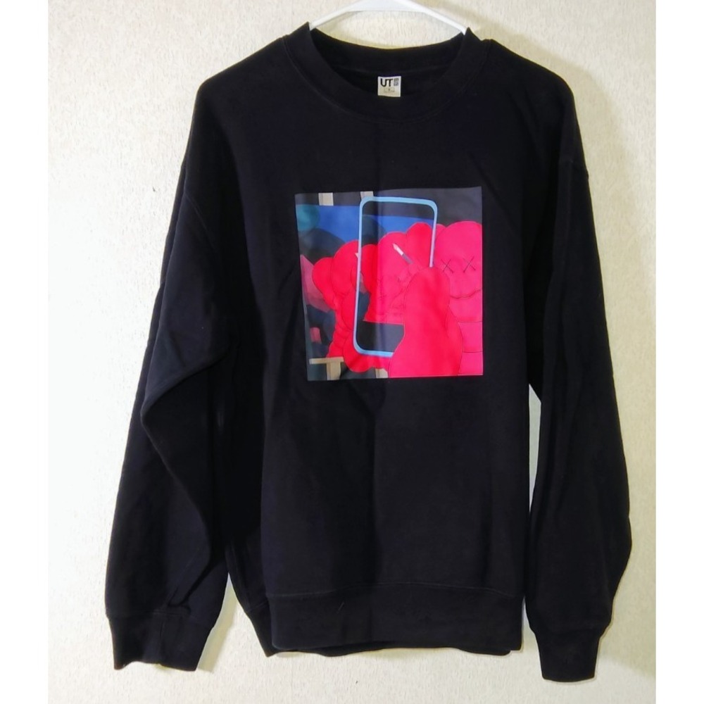 Uniqlo UT x KAWS x Andy Warhol Men's Black Graphic Sweatshirt M
